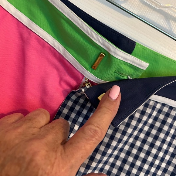 Lilly Pulitzer Patchwork/Gingham Tate Skirt - Picture 5 of 8